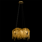 Люстра подвесная круглая с изогнутыми металлическими дугами и ниспадающими цепочками 65 см Atlantis Chain варинант исполнения - 3 | Loft Concept в Волгограде