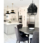 Люстра черная с несколькими ярусами деревянных палочек Bright Wooden Chandelier варинант исполнения - 4 | Loft Concept в Волгограде