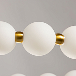 Люстра круглая с матовыми белыми шарами PEARLS Suspension варинант исполнения - 8 | Loft Concept в Волгограде