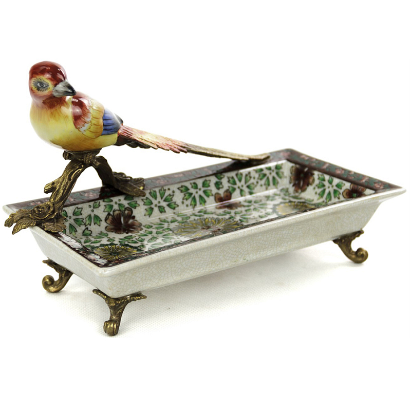 Блюдо Red Yellow Bird Мульти Бронза Блюдо Red Yellow Bird Мульти Бронза в Волгограде | Loft Concept