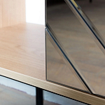 Шкаф-буфет с зеркальным декором Serena Cupboard варинант исполнения - 3 | Loft Concept в Волгограде