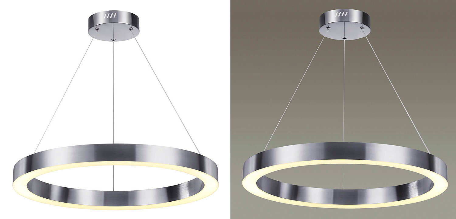 Подвесной светильник Nickel Ribbon Ring 60 Подвесной светильник Nickel Ribbon Ring 60 - Loft-Concept в Волгограде