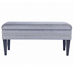 Мягкая банкетка с зоной для хранения Casket Grey варинант исполнения - 1 | Loft Concept в Волгограде