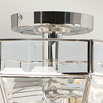 Потолочный светильник шестигранной формы с прозрачными стеклянным плафоном Elstead Lighting варинант исполнения - 6 | Loft Concept в Волгограде