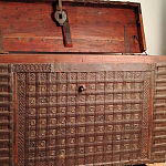 Большой Этнический сундук с металлическим декором  варинант исполнения - 1 | Loft Concept в Волгограде