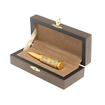 Флешка на 32 гб в виде патрона с гравировкой Герба РФ в подарочной коробке Metal Flash Drive варинант исполнения - 4 | Loft Concept в Волгограде