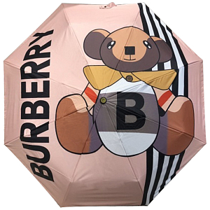 Зонт раскладной BURBERRY дизайн 009 Розовый цвет