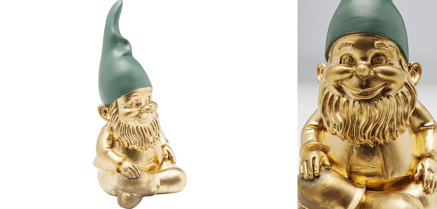 Статуэтка Golden Sitting Gnome Статуэтка Golden Sitting Gnome - Loft-Concept в Волгограде