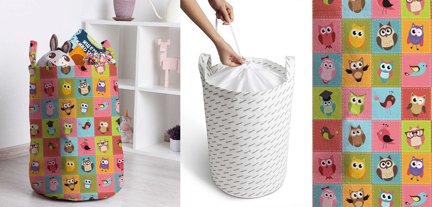 Корзина Birds Puzzle Basket Корзина Birds Puzzle Basket - Loft-Concept в Волгограде
