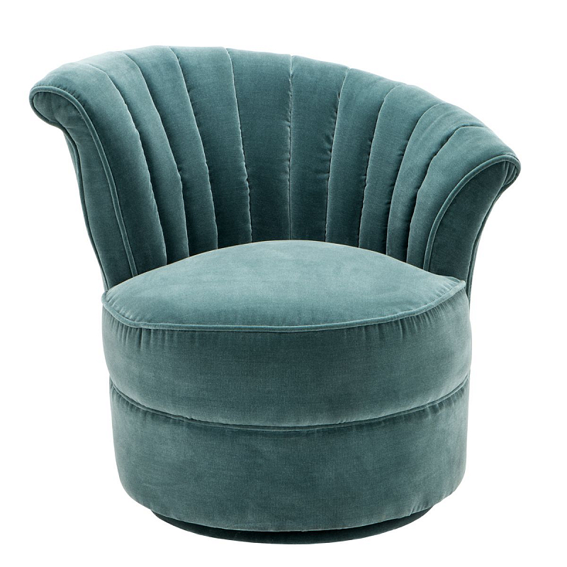 Кресло Eichholtz Chair Aero Right Бирюзовый в Волгограде | Loft Concept 