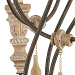 Люстра с состаренными резными элементами Big Graceful Profile варинант исполнения - 2 | Loft Concept в Волгограде