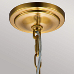 Подвесной светильник латунного цвета с прозрачным стеклянным плафоном Feiss варинант исполнения - 3 | Loft Concept в Волгограде