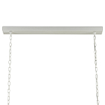 Люстра белая прямоугольная с абажурами в виде цветков тюльпана White Tulips варинант исполнения - 6 | Loft Concept в Волгограде