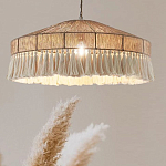 Люстра круглая плетеная с кисточками Dome Sun Glow варинант исполнения - 2 | Loft Concept в Волгограде