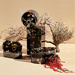 Шкатулка из эпоксидной смолы с цветами черная Epoxy Resin Pink Flowers Box Black варинант исполнения - 4 | Loft Concept в Волгограде