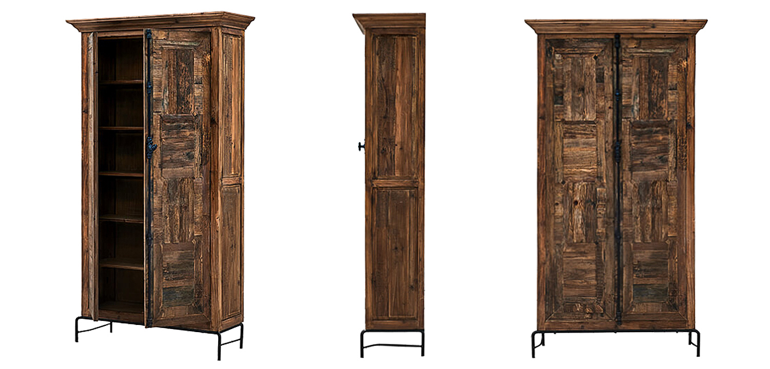 Шкаф Giancarlo Wood Wardrobe Шкаф Giancarlo Wood Wardrobe - Loft-Concept в Волгограде