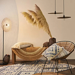 Чехол на подушку с узором в этно-стиле Blue Ikat варинант исполнения - 7 | Loft Concept в Волгограде