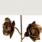 Бра с  каркасом в виде цветков розы и тканевым абажуром Flowers and Fox Roses варинант исполнения - 2 | Loft Concept в Волгограде