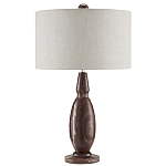 Настольная лампа из мрамора с тканевым абажуром Seductress варинант исполнения - 3 | Loft Concept в Волгограде