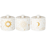 Чайный сервиз из фарфора с рисунком звезд и созвездий на 6 персон 14 предметов Porcelain Astronomy Collection варинант исполнения - 2 | Loft Concept в Волгограде