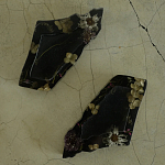 Подставка под благовония из эпоксидной смолы с цветами черная Epoxy Resin Flowers Incense Stand Black варинант исполнения - 2 | Loft Concept в Волгограде