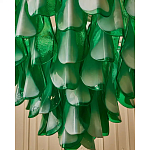 Люстра из стеклянных зеленых лепестков Petalled Illuminator варинант исполнения - 6 | Loft Concept в Волгограде