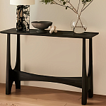 Консоль деревянная чёрная Black Tanner варинант исполнения - 4 | Loft Concept в Волгограде