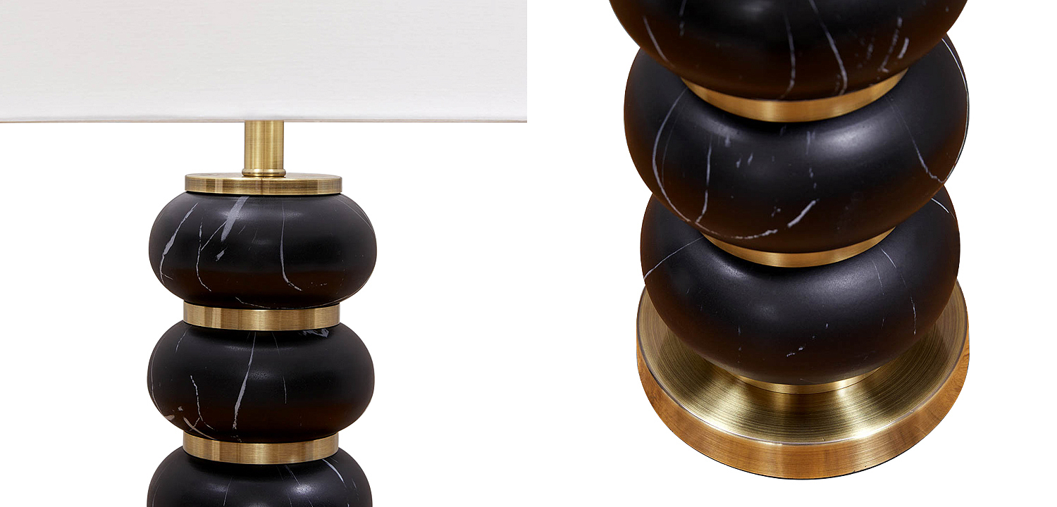 Настольная лампа с абажуром Alan Table Lamp Настольная лампа с абажуром Alan Table Lamp - Loft-Concept в Волгограде