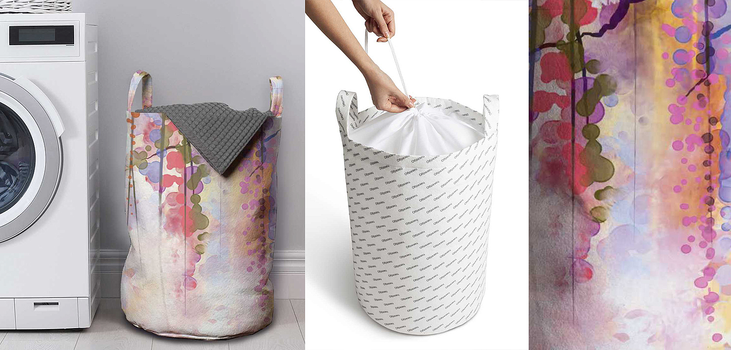 Корзина Purple Watercolor Basket Корзина Purple Watercolor Basket - Loft-Concept в Волгограде