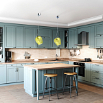 Подвесной светильник со стеклянном плафоном в форме бокала Kaleido варинант исполнения - 33 | Loft Concept в Волгограде