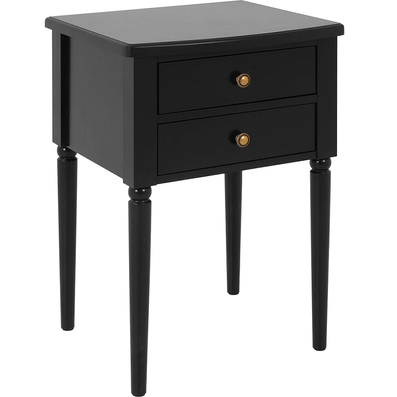 Прикроватная тумба Вlues Black Черный в Волгограде | Loft Concept 