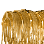 Люстра подвесная с металлическими цепочками и изогнутыми металлическими дугами 72 см Atlantis Chain варинант исполнения - 20 | Loft Concept в Волгограде