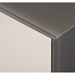 Комод со стеклянной столешницей и с выдвижными ящиками Minimalist Accent варинант исполнения - 3 | Loft Concept в Волгограде