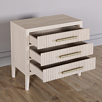 Тумба Primo  с тремя ящиками шпон Светлый дуб варинант исполнения - 4 | Loft Concept в Волгограде