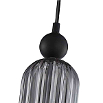 Подвесной светильник с рифленым стеклянным плафоном цилиндрической формы ARTICOLO варинант исполнения - 2 | Loft Concept в Волгограде