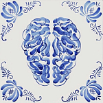 Плитка с узором Мозг варинант исполнения - 2 | Loft Concept в Волгограде