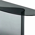 Консоль дымчатого цвета с изогнутым основанием Arabesque варинант исполнения - 1 | Loft Concept в Волгограде