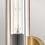 Бра для ванных комнат с прозрачным цилиндрическим плафоном на круглом основании Hinkley варинант исполнения - 4 | Loft Concept в Волгограде