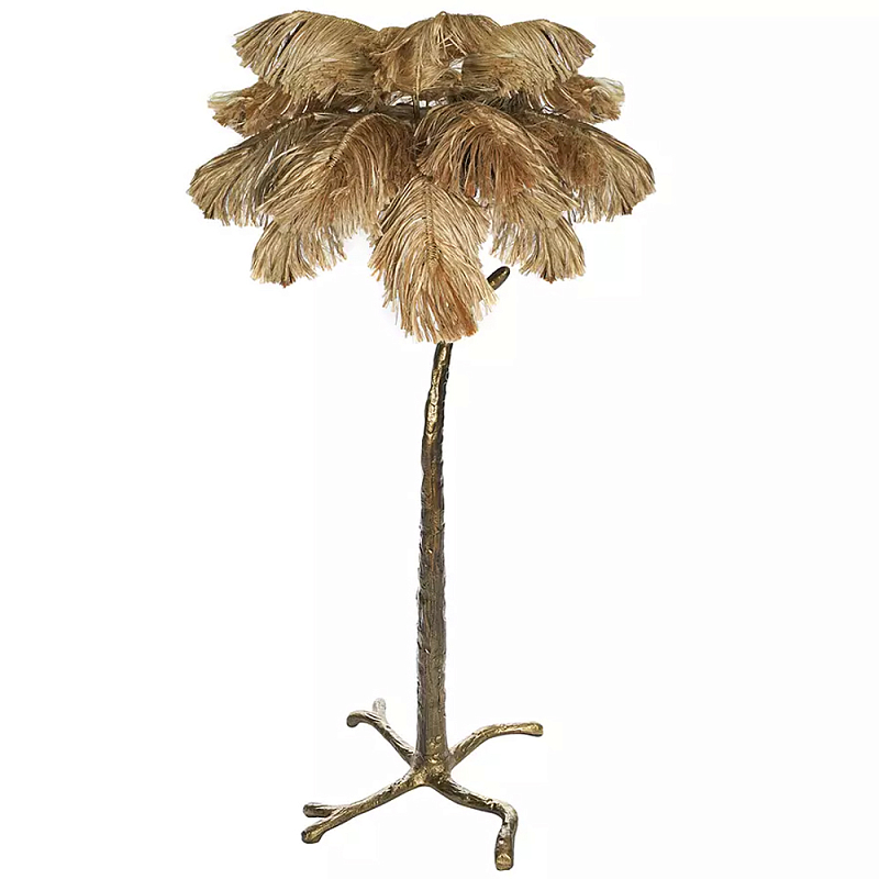 Торшер в виде пальмы Palm Tree Design Золотой Черный Торшер в виде пальмы Palm Tree Design Золотой Черный в Волгограде | Loft Concept