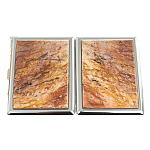 Портсигар на 10 сигарет с газовой зажигалкой из натурального камня Авантюрин Stone Cigarettes Cases варинант исполнения - 4 | Loft Concept в Волгограде