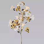 Торшер в виде белых и золотых цветов каллы Refined Taste of Light варинант исполнения - 2 | Loft Concept в Волгограде