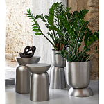 Приставной стол из алюминиевого сплава Meskill Side Table варинант исполнения - 9 | Loft Concept в Волгограде