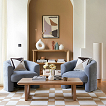 Стол журнальный из массива и шпона дуба Oak Essence Carden варинант исполнения - 6 | Loft Concept в Волгограде