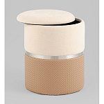 Пуф Mauldine с ящиком бежевый с экокожей варинант исполнения - 2 | Loft Concept в Волгограде