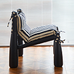 Кресло черно-белое со съемными подушками Celebrity варинант исполнения - 6 | Loft Concept в Волгограде