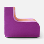 Дизайнерское кресло зеленое Poltronova Sofo Verosa Green Pink Armchair варинант исполнения - 7 | Loft Concept в Волгограде