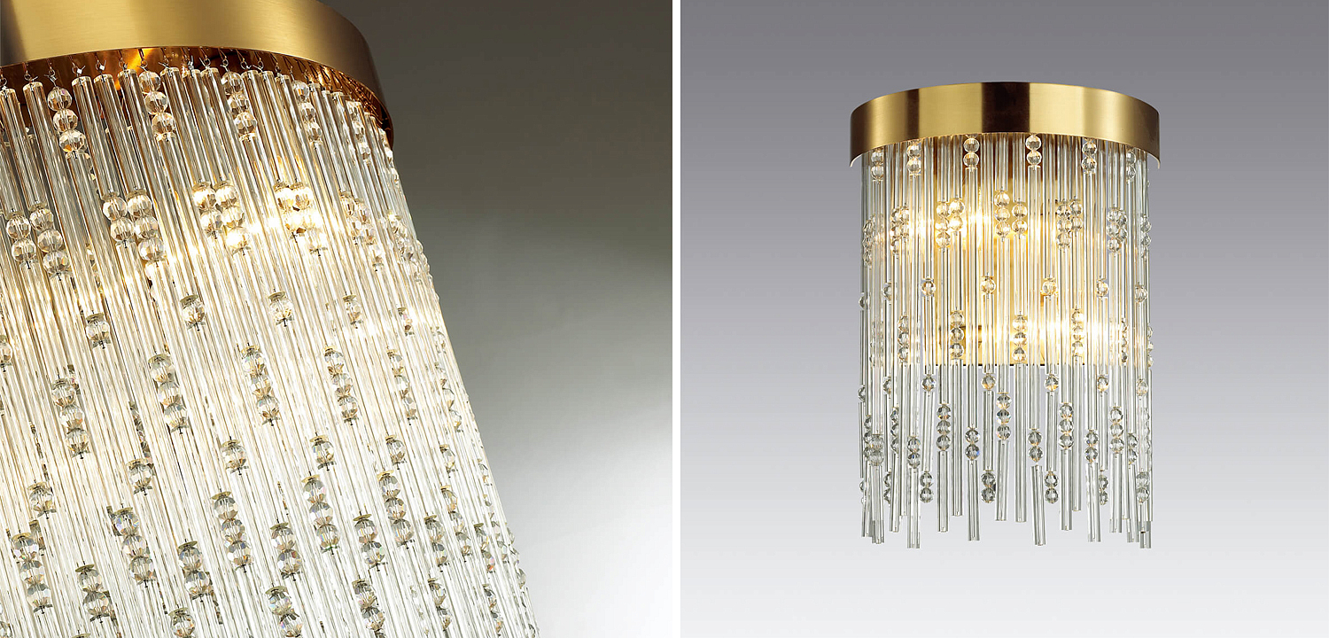 Бра Hailstorm Rain Kerri Wall lamp gold Бра Hailstorm Rain Kerri Wall lamp gold - Loft-Concept в Волгограде