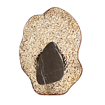 Бра с волнообразным стеклянным плафоном и вставкой из мрамора Liquid Stone варинант исполнения - 6 | Loft Concept в Волгограде