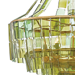 Люстра круглая каскадная Explosion of Green Shades зеленое стекло варинант исполнения - 1 | Loft Concept в Волгограде