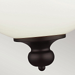 Подвесной светильник с белым стеклянным плафоном в форме шара на цепи Feiss варинант исполнения - 5 | Loft Concept в Волгограде